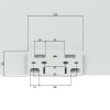 HERMĒTISKS KORPUSS LN-BOX-DIN-IP65 424 x 285 x 205 mm LANON