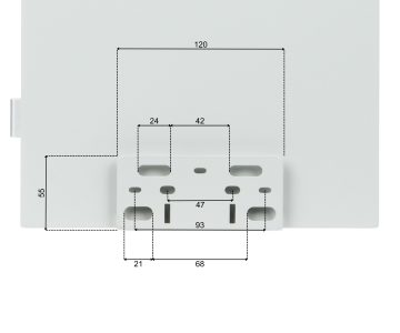 HERMĒTISKS KORPUSS LN-BOX-DIN-IP65 424 x 285 x 205 mm LANON
