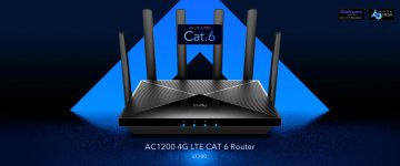 ROUTER 4G LTE LT700 2.4 GHz, 5 GHz, 300 Mbps + 867 Mbps CUDY