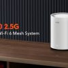 WI-FI KODU SÜSTEEM MESH M3000 (2-PAKEND) V2.0 Wi-Fi 6 2,4 GHz, 5 GHz, 574 Mbps + 2402 Mbps CUDY