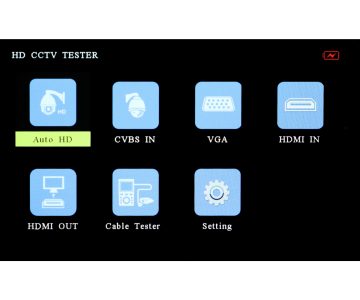 AHD, HD-CVI, HD-TVI, PAL MONITORS MS-ACT50-4K-V2 5 "