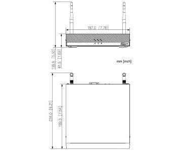 IP REJESTRATORS NVR2104HC-W Wi-Fi 6, 4 KANĀLI DAHUA