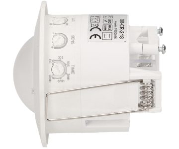 PIE GRIESTIEM UZSTĀDĀMS MIKROVIĻŅU KUSTĪBAS DETEKTORS OR-CR-218 AC 230V ORNO