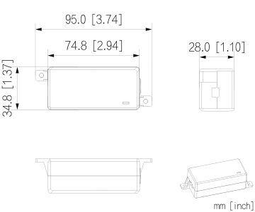 MAIŅSTRĀVAS BAROŠANAS ADAPTERIS PFM325D-1215EN DAHUA