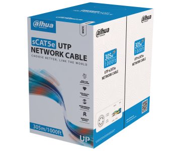 VĪTĀ PĀRA KABELIS UTP PFM920I-5EUN-WHITE DAHUA