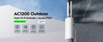 UNIVERSĀLS BEZVADU TĪKLA PASTIPRINĀTĀJS RE1200 OUTDOOR 2.4 GHz, 5 GHz CUDY