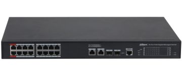 SWITCH POE S4220-16GT-240 16-PORTU SFP DAHUA