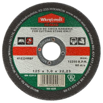 KORUNDA DISKS AKMENS GRIEŠANAI TCK-12530 125 mm WKRĘT-MET KLIMASKORUNDA DISKS AKMENS GRIEŠANAI TCK-12530 125 mm WKRĘT-MET KLIMAS