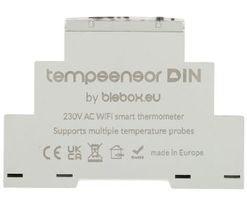 TEMPERATŪRAS DETEKTORS TEMP-SENSOR-DIN/BLEBOX Wi-Fi BleBox TEMPERATŪRAS DETEKTORS TEMP-SENSOR-DIN/BLEBOX Wi-Fi BleBox