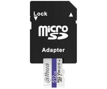 ATMIŅAS KARTE TF-C100A-512GB microSD UHS-I, SDXC 512 GB DAHUA