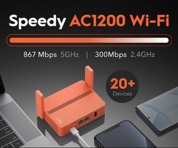 ROUTER VPN TR1200 Wi-Fi 2.4 GHz, 5 GHz 300 Mbps + 867 Mbps CUDY