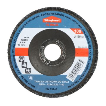 LĀPSTIŅDISKS TĒRAUDAM TSL-125100 125 mm WKRĘT-MET KLIMASLĀPSTIŅDISKS TĒRAUDAM TSL-125100 125 mm WKRĘT-MET KLIMAS