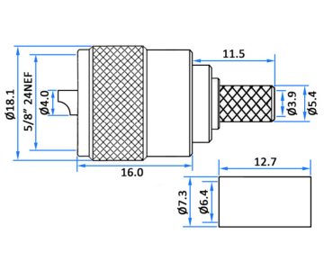 SPAIĻU SPRAUDNIS UHF(UC1)-W/ZAC-H-155
