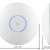 PIEKĻUVES PUNKTS UQ-U6-ENTERPRISE UniFi Wi-Fi 6E 2.4 GHz, 5 GHz, 6 GHz, 573.5 Mbps + 4800 Mbps + 4800 Mbps UBIQUITI