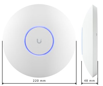 PIEKĻUVES PUNKTS UQ-U6-ENTERPRISE UniFi Wi-Fi 6E 2.4 GHz, 5 GHz, 6 GHz, 573.5 Mbps + 4800 Mbps + 4800 Mbps UBIQUITI
