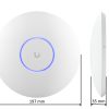 PIEKĻUVES PUNKTS UQ-U6-PRO UniFi Wi-Fi 6 2.4 GHz, 5 GHz, 573.5 Mbps + 4800 Mbps UBIQUITI