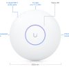 PIEKĻUVES PUNKTS UQ-U7-PRO-MAX UniFi Wi-Fi 7 2.4 GHz, 5 GHz, 6 GHz, 688 Mbps + 8600 Mbps + 5800 Mbps UBIQUITI