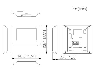 IEKŠĒJAIS PANELIS VTH2612L-W Wi-Fi / IP DAHUA