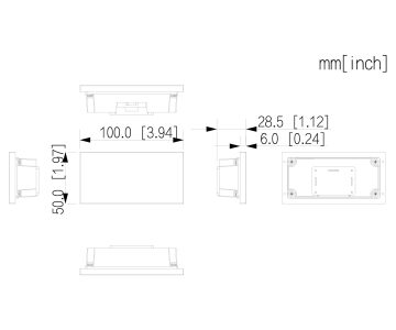 PIETUVINĀJUMA LASĪTĀJA MODULIS VTO4103F-MR1 VTO4103F MODULIM DAHUA