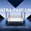 ROUTER WR3000H Wi-Fi 6 2.4 GHz, 5 GHz 574 Mbps + 2402 Mbps CUDY