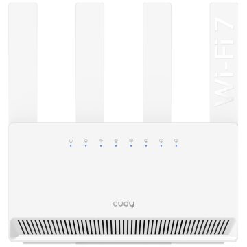 ROUTER WR3600E Wi-Fi 7 2.4 GHz, 5 GHz 688 Mbps + 2880 Mbps CUDYROUTER WR3600E Wi-Fi 7 2.4 GHz, 5 GHz 688 Mbps + 2880 Mbps CUDY