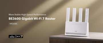 ROUTER WR3600E Wi-Fi 7 2.4 GHz, 5 GHz 688 Mbps + 2880 Mbps CUDY