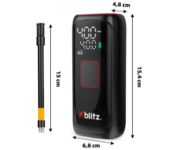 PĀRNĒSĀJAMS MINI KOMPRESORS AR POWERBANK FUNKCIJU XB-AIRMASTER Xblitz