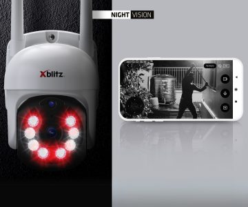 ĀRĒJĀ IP ROTĀCIJU KAMERA XB-ARMOR-400 Tuya Smart Wi-Fi - 4 Mpx 3.6 mm Xblitz