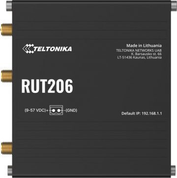 Teltonika RUT206 Industrial 4G/LTE maršrutētājs (RUT206010000)Teltonika RUT206 Industrial 4G/LTE maršrutētājs (RUT206010000)