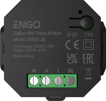 ENGO Controls EMOD-ZB - ZigBee releja modulis/atkārtotājsENGO Controls EMOD-ZB - ZigBee releja modulis/atkārtotājs