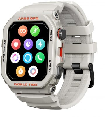 Zeblaze Ares GPS viedpulkstenis — baltsZeblaze Ares GPS viedpulkstenis — balts