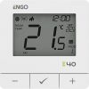 ENGO Controls E40-230W - Programmējams, uz virsmas montējams temperatūras regulators ar interneta pieslēgumu ZigBee/868MHz, 230V, balts