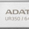 Adata UR350 64GB USB3.2 Gen2 metāla, melna zibatmiņa