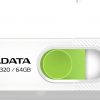 Adata Pendrive UV320 64GB USB 3.2 Gen1 Balts