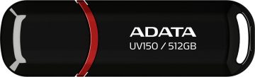 Adata UV150 512GB USB3.2 USB zibatmiņa, melna Adata UV150 512GB USB3.2 USB zibatmiņa, melna