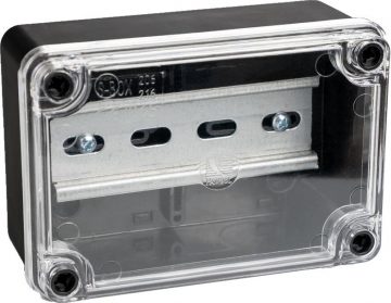 ENGO Controls EBOX2 - Hermētisks korpuss, virsmas montāžai, IP65, 129 mm x 89 mm x 55 mm (platums x augstums x dziļums) relejiem: EREL-16ZB / EREL-16WIFI / EROL-ZB / EROL-WIFI / EMOD-ZB