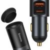Baseus Share Together automašīnas lādētājs 120W 3A 1x USB-A 1x USB-C PD 30W QC 4.0+