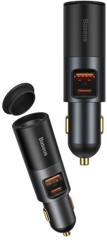Baseus Share Together automašīnas lādētājs 120W 3A 1x USB-A 1x USB-C PD 30W QC 4.0+Baseus Share Together automašīnas lādētājs 120W 3A 1x USB-A 1x USB-C PD 30W QC 4.0+