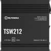 Teltonika TSW212 rūpnieciskais pārvaldītais komutators 8xGE 2xSFP (TSW212000000) DIN