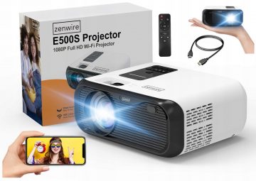Mini projektors Zenwire E500s WiFi Full HD 7500lm