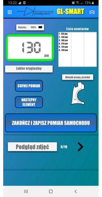 GL-SMART-XL krāsas biezuma mērītājs