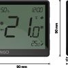 ENGO Controls EONE-230B - Temperatūras regulators, 230 V, melns, internets, iebūvējams, ZigBee