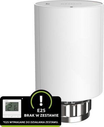 ENGO Controls ETRV-M28 - Bezvadu, elektroniska radiatora galva M28x1.5, darbināma ar baterijām, balta