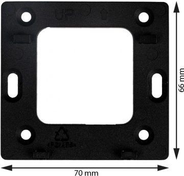 ENGO Controls E25-230B - Temperatūras regulators, 230V, melns, internets, virsmas montāžas ZigBee/868MHz
