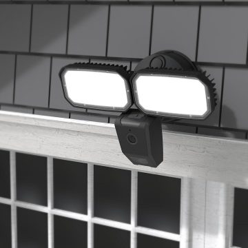 ENGO Controls ECAM-L2 — viedā kamera, Wi-Fi ar diviem gaismas avotiem, 4MP, lietošanai ārpus telpām