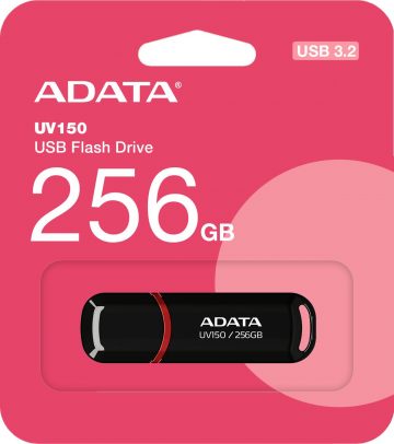 Adata UV150 zibatmiņa 256GB USB3.2 melna