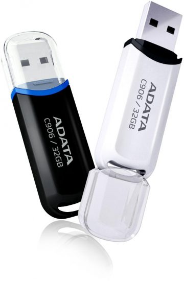 Adata USB zibatmiņa C906 64GB USB2.0, melna Adata USB zibatmiņa C906 64GB USB2.0, melna
