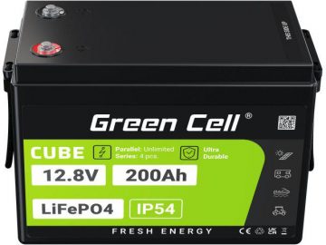 LiFePO4 zaļās šūnas kubs 12,8 V 200 Ah LFPGC12V200 Ah litija dzelzs fosfāta akumulators