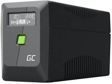 UPS nepārtrauktās barošanas avots Greencell PowerProof 850VA 480W LCDUPS nepārtrauktās barošanas avots Greencell PowerProof 850VA 480W LCD
