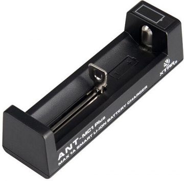 Xtar ANT MC1 Plus micro USB-B cilindrisks litija jonu akumulatora lādētājs 18650Xtar ANT MC1 Plus micro USB-B cilindrisks litija jonu akumulatora lādētājs 18650